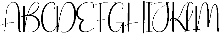 Rainbow Regular otf (400) Font UPPERCASE