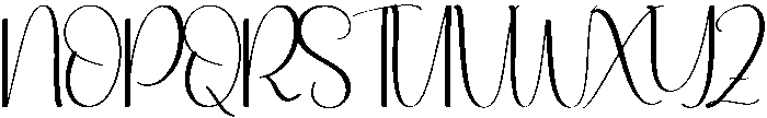 Rainbow Regular otf (400) Font UPPERCASE