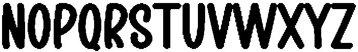 Rainbow Regular otf (400) Font UPPERCASE