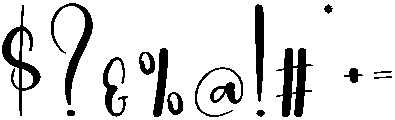 Rainbow Regular otf (400) Font OTHER CHARS