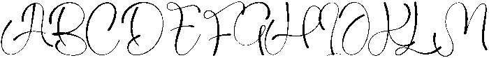 Rainbow Regular otf (400) Font UPPERCASE