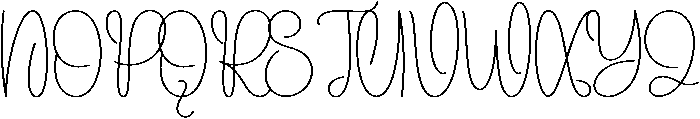 Rainbow Regular otf (400) Font UPPERCASE