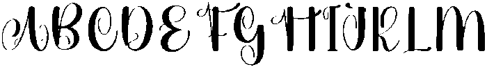 Rainbow Regular otf (400) Font UPPERCASE