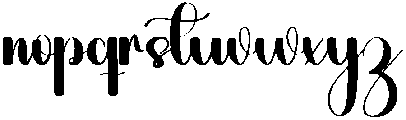Rainbow Regular otf (400) Font LOWERCASE