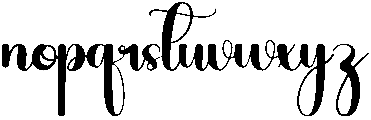 Rainbow Regular otf (400) Font LOWERCASE
