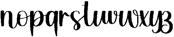 Rainbow Regular otf (400) Font LOWERCASE