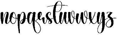 Rainbow Regular otf (400) Font LOWERCASE