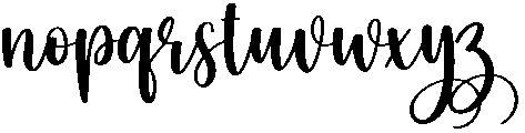 Rainbow Regular otf (400) Font LOWERCASE