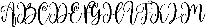 Rainbow Regular otf (400) Font UPPERCASE