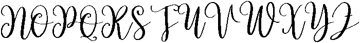Rainbow Regular otf (400) Font UPPERCASE
