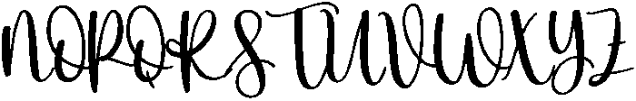 Rainbow Regular otf (400) Font UPPERCASE