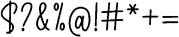 Rainbow Regular otf (400) Font OTHER CHARS