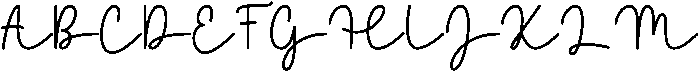 Rainbow Regular otf (400) Font UPPERCASE