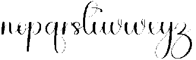 Rainbow Regular otf (400) Font LOWERCASE
