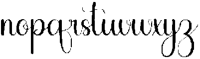 Rainbow Regular otf (400) Font LOWERCASE