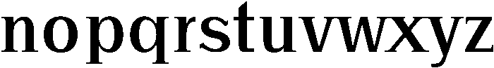 Rainbow Regular otf (400) Font LOWERCASE