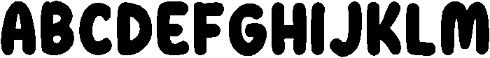 Rainbow Regular ttf (400) Font UPPERCASE
