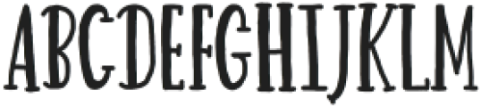 Rainbow Serif Bold Regular otf (700) Font LOWERCASE