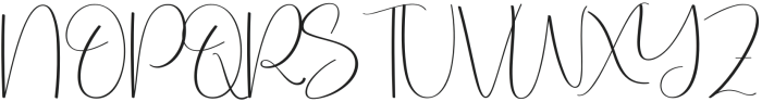 Rainbow Signature Regular otf (400) Font UPPERCASE