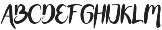 Rainbow Valentine Regular otf (400) Font LOWERCASE