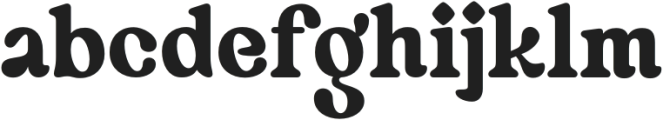 RainbowRegular otf (400) Font LOWERCASE