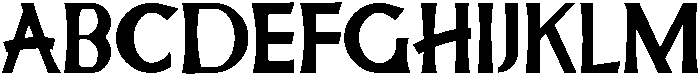 Rainbows Regular otf (400) Font UPPERCASE