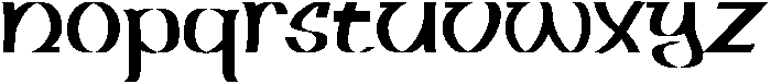 Rainbows Regular otf (400) Font LOWERCASE
