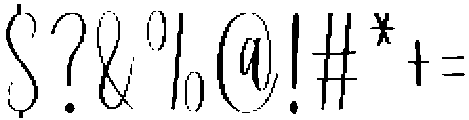 Rainday January Regular otf (400) Font OTHER CHARS