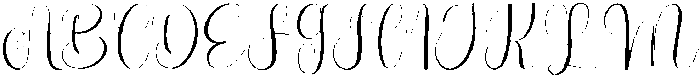 Rainday January Regular otf (400) Font UPPERCASE