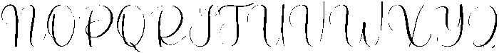 Rainday January Regular otf (400) Font UPPERCASE