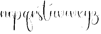Rainday January Regular otf (400) Font LOWERCASE