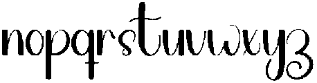 Rainday Regular otf (400) Font LOWERCASE