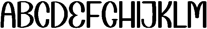 Rainday Regular otf (400) Font UPPERCASE