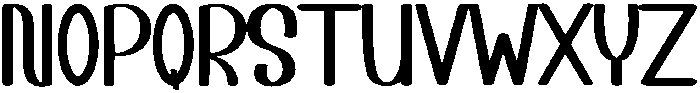Rainday Regular otf (400) Font LOWERCASE