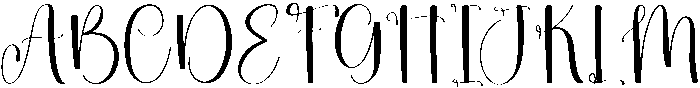Rainday Regular otf (400) Font UPPERCASE