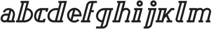 Rainis Bold Italic otf (700) Font LOWERCASE