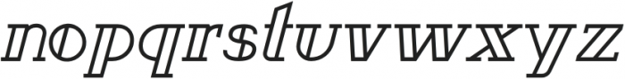 Rainis Medium Italic otf (500) Font LOWERCASE