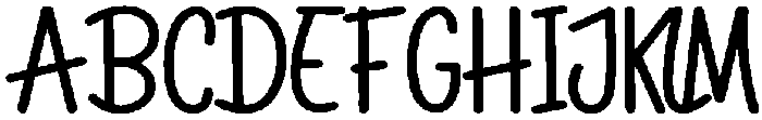 Rainstory Regular otf (400) Font UPPERCASE