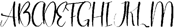 Rainstory Regular otf (400) Font UPPERCASE