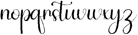 Rainstory Regular otf (400) Font LOWERCASE