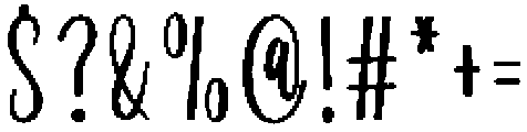 Rainwanter Regular otf (400) Font OTHER CHARS