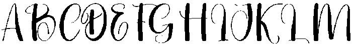 Rainwanter Regular otf (400) Font UPPERCASE