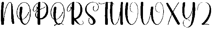 Rainwanter Regular otf (400) Font UPPERCASE