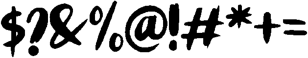 Rainy Day otf (400) Font OTHER CHARS