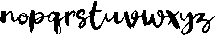 Rainy Day otf (400) Font LOWERCASE