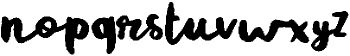 Rainy Day otf (400) Font LOWERCASE
