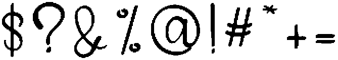 Rainy Regular otf (400) Font OTHER CHARS