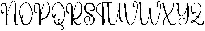Rainy Regular otf (400) Font UPPERCASE