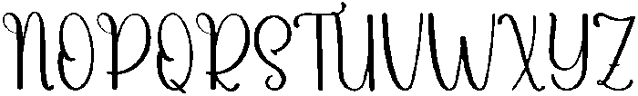 Rainy Regular otf (400) Font UPPERCASE
