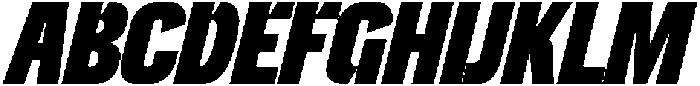 Raisket Italic otf (400) Font UPPERCASE